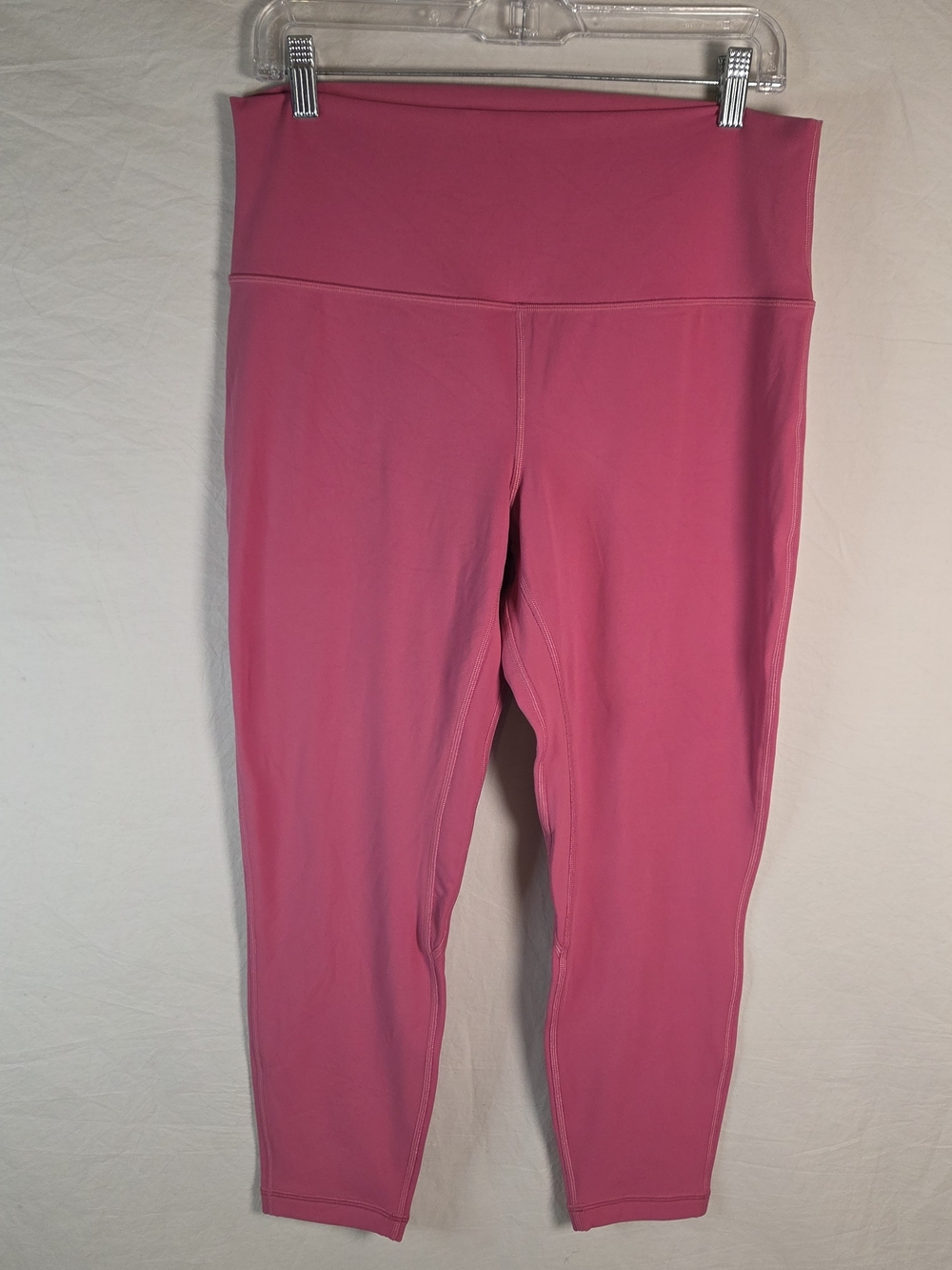Lululemon W5DKZS Double Align High-Rise Pant 25" Pink Lychee Size 14 NWOT
